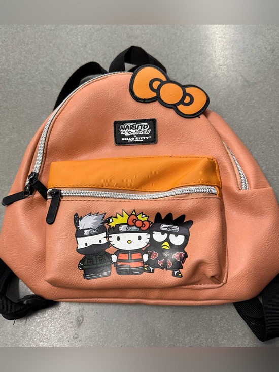 Hello Kitty Handbags - Sanrio Hello Kitty x Naruto Shippuden Women’s Mini Backpack Orange